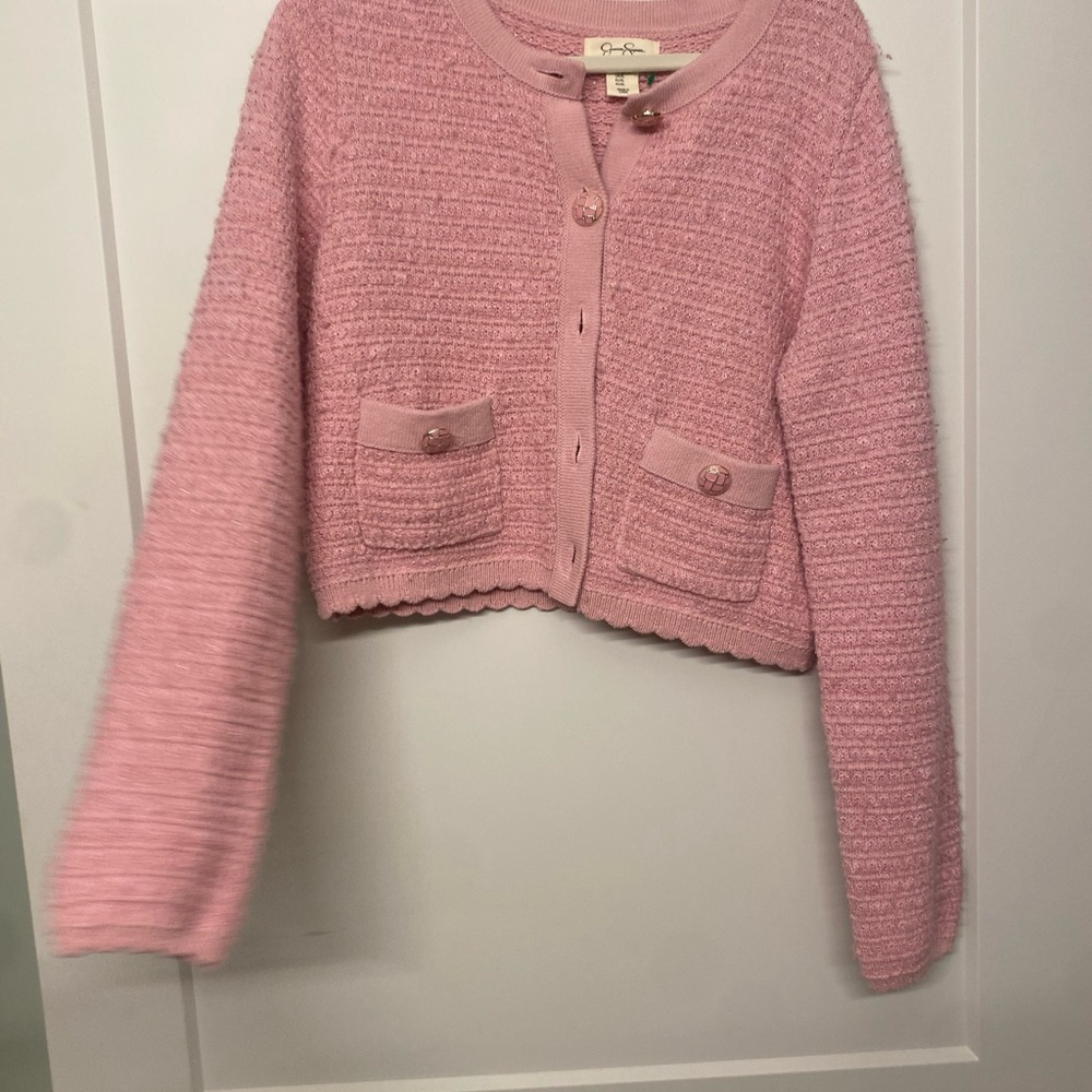 Jessica Simpson Blush Knit Cardigan - Picture 2 of 5